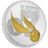HARRY POTTER Classic - Golden Snitch(TM) 1oz Silver Coin