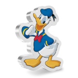 Disney Donald Duck 1oz Silver Shaped Coin