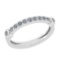 0.20 Ctw Diamond 14k White Gold Eternity Band Ring