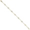 Station Bezel-Set Bracelet 14K Yellow Gold 0.50ctw