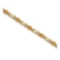Citrine and Diamond XOXO Link Bracelet 14k Yellow Gold 6.65ctw