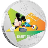 Disney Mickey Mouse 2020 ? Ready Set Go! 1oz Silver Coin