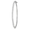 Luxury Stackable Diamond Bangle Bracelet 14k White Gold 4.00ctw