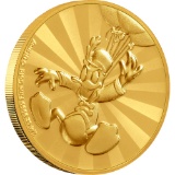 Mickey Mouse & Friends Retro Carnival - Donald Duck 1/4oz Gold Coin