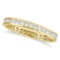 Princess-Cut Diamond Eternity Ring Band 14k Yellow Gold 1.16ctw