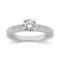 1.20ctw Antique style Style Diamond Engagement Ring Setting 14k White Gold