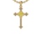 0.65 Ctw i2/i3 Treated Fancy Yellow And White Dimaond 14K Yellow Gold Pendant