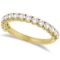 Diamond Wedding Band Anniversary Ring in 14k Yellow Gold 1.00ctw