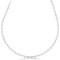 Station Eternity Necklace in 14k White Gold 1.51ctw