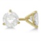 3.00ctw. 3-Prong Martini Diamond Stud Earrings 18kt Yellow Gold J-K, SI1-SI2