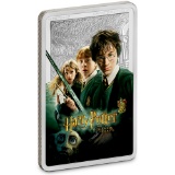 HARRY POTTER(TM) Movie Poster - The Chamber of Secrets 1oz Silver Coin