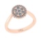 0.25 Ctw SI2/I1 Diamond 14K Rose Gold Valentine's Day special Pendant