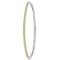 Fancy Yellow Diamond Eternity Bangle Bracelet 14k White Gold 2.60ctw