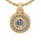 0.72 Ctw SI2/I1 Diamond 14K Yellow Gold Necklace