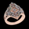 2.55 Ctw SI2/I1 Diamond 14K Rose Gold Engagement Ring