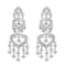 Diamond Chandelier Earrings in 14k White Gold 1.01ctw