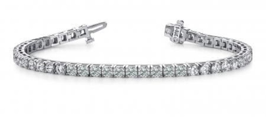 14K WHITE GOLD 2 CTW G-H VS2/SI1 DIAMOND DREAMS TENNIS BRACELET