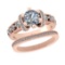 1.86 Ctw SI2/I1 Diamond 14K Rose Gold Engagement Ring