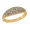0.50 Ctw SI2/I1 Diamond 14K Yellow Gold Engagement Ring