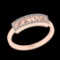 0.25 Ctw VS/SI1 Diamond 14K Rose Gold Ring