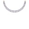 10.50 Ctw Blue sapphire 14K Yellow Gold Double layer Necklace