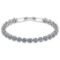12.50 Ctw SI2/I1 Diamond Ladies Fashion 18K White Gold Tennis Bracelet