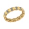 2.21 Ctw SI2/I1 Citrine And Diamond 14K Yellow Gold Eternity Band Ring