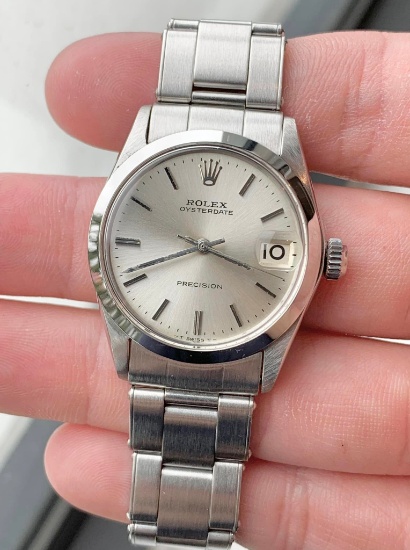 Used 30mm Ladies Datejust Oysterperpetual comes with box and appraisal