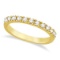 Diamond Stackable Ring Anniversary Band 14k Yellow Gold 0.50ctw