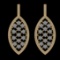 5.61 Ctw VS/SI1 Diamond 14K Yellow Gold Dangling Earrings