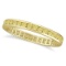 Channel Set Yellow Canary Diamond Eternity Ring 14k Yellow Gold 1.00ctw