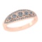 0.50 Ctw SI2/I1 Diamond 14K Rose Gold Engagement Ring