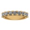 1.62 Ctw SI2/I1 Diamond 14K Yellow Gold Entity Band Ring