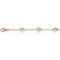 Diamond Anklet Bracelet Bezel Set 14K Yellow Gold 0.50ctw