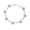 1.68 Ctw SI2/I1 Diamond Ladies Fashion 18K White Gold Tennis Bracelet