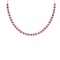 30.03 Ctw Ruby 14K White Gold Necklace