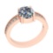 1.95 Ctw SI2/I1 Diamond 14K Rose Gold Wedding/Anniversary Ring