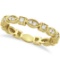 Antique style Style Diamond Eternity Ring Band in 14k Yellow Gold 0.50ctw