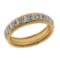 2.61 Ctw SI2/I1 Diamond 14K Yellow Gold Entity Band Ring