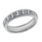 2.61 Ctw SI2/I1 Diamond 14K White Gold Entity Band Ring