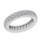 0.80 Ctw Si2/i1 Diamond 14K White Gold Band Ring