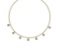 1.05 Ctw SI2/I1 Diamond 14K Yellow Gold Station Necklace