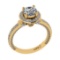 2.27 Ctw SI2/I1 Diamond 14K Yellow Gold Engagement Ring