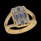 1.25 Ctw SI2/I1 Diamond 14K Yellow Gold Engagement Ring
