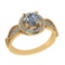 1.90 Ctw SI2/I1 Diamond 14K Yellow Gold Engagement Ring