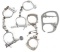 IRON HANDCUFFS - LOT OF FOUR