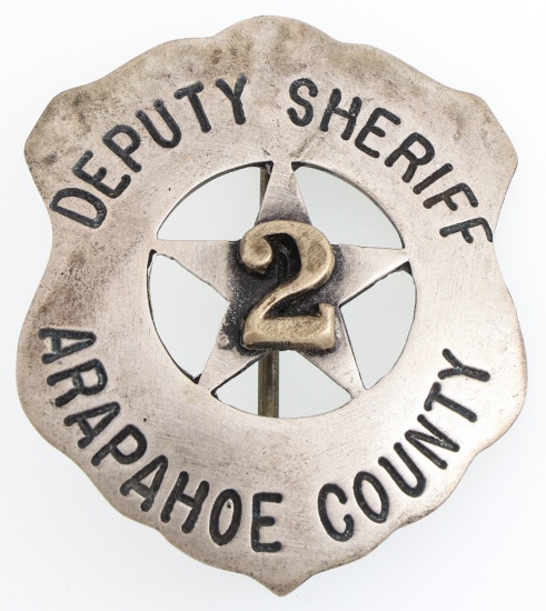 ARAPAHOE COUNTY, COLORADO DEPUTY SHERIFF BADGE NO. 2