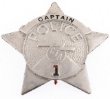 CHICAGO TRANSIT AUTHORITY POLICE CAPTAIN BADGE NO. 1