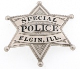 ELGIN ILLINOIS SPECIAL POLICE BADGE