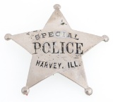 HARVEY ILLINOIS SPECIAL POLICE BADGE